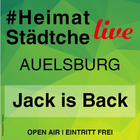 Jack is back | Heimatstädtche live | Euskirchen | Live Musik