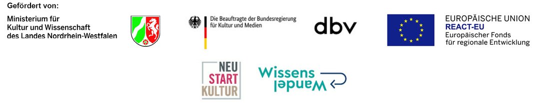 dbv | Wissens Wandel | Ministerium für Kultur und Wissenschaft NRW | React-EU | Förderer