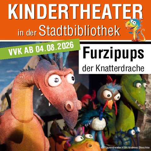 Kindertheater | Furzipups der Knatterdrache | Figurentheater Köln | Andreas Blaschke | Stadtbibliothek | Kultur | Euskirchen Kindertheater | Furzipups der Knatterdrache | Figurentheater Köln | Andreas Blaschke | Stadtbibliothek | Kultur | Euskirchen