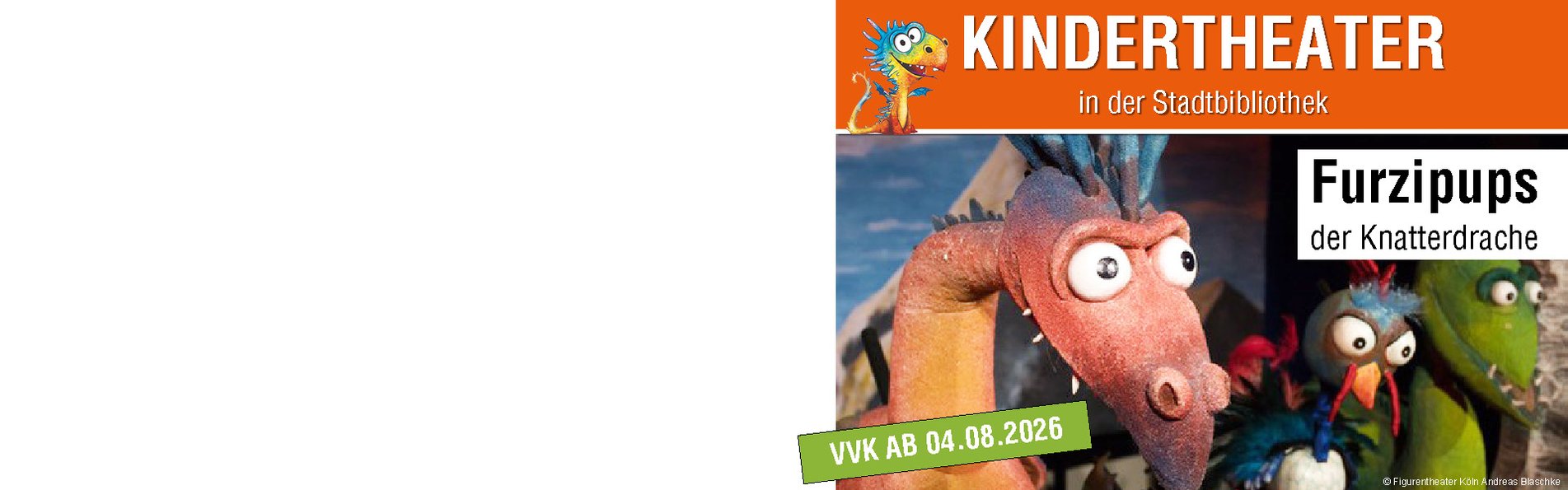 Kindertheater | Furzipups der Knatterdrache | Figurentheater Köln | Andreas Blaschke | Stadtbibliothek | Kultur | Euskirchen Kindertheater | Furzipups der Knatterdrache | Figurentheater Köln | Andreas Blaschke | Stadtbibliothek | Kultur | Euskirchen