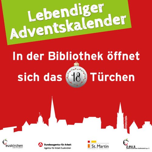 Lebendiger Adventskalender | Stadtbibliothek | Euskirchen | Spieletreff | Zeus